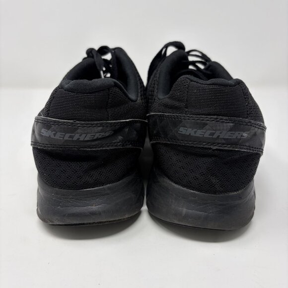Skechers Sneakers Mens 10 Running Shoes 59928R Black Dual Lite - Picture 7 of 11